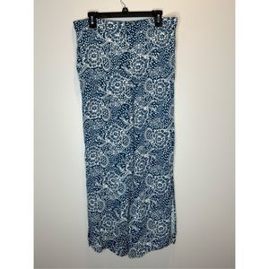 Maeve Anthropologie Anika Blue Paisley Pants Size Medium